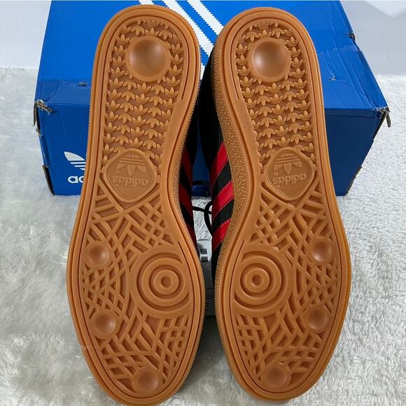 Adidas Handball Spezial Men\'s 11.5 Black Red Gum Originals Retro Gum Sole NWT main image 4